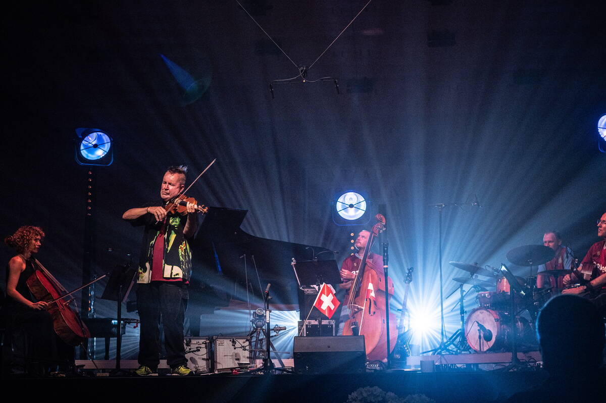 Nigel Kennedy & Band, Festival-Zelt Gstaad,  Nigel Kennedy & Band, Festival-Zelt Gstaad,