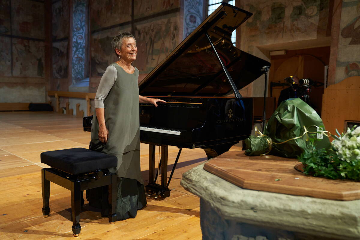 Maria João Pires, Kirche Saanen  Maria João Pires, Kirche Saanen