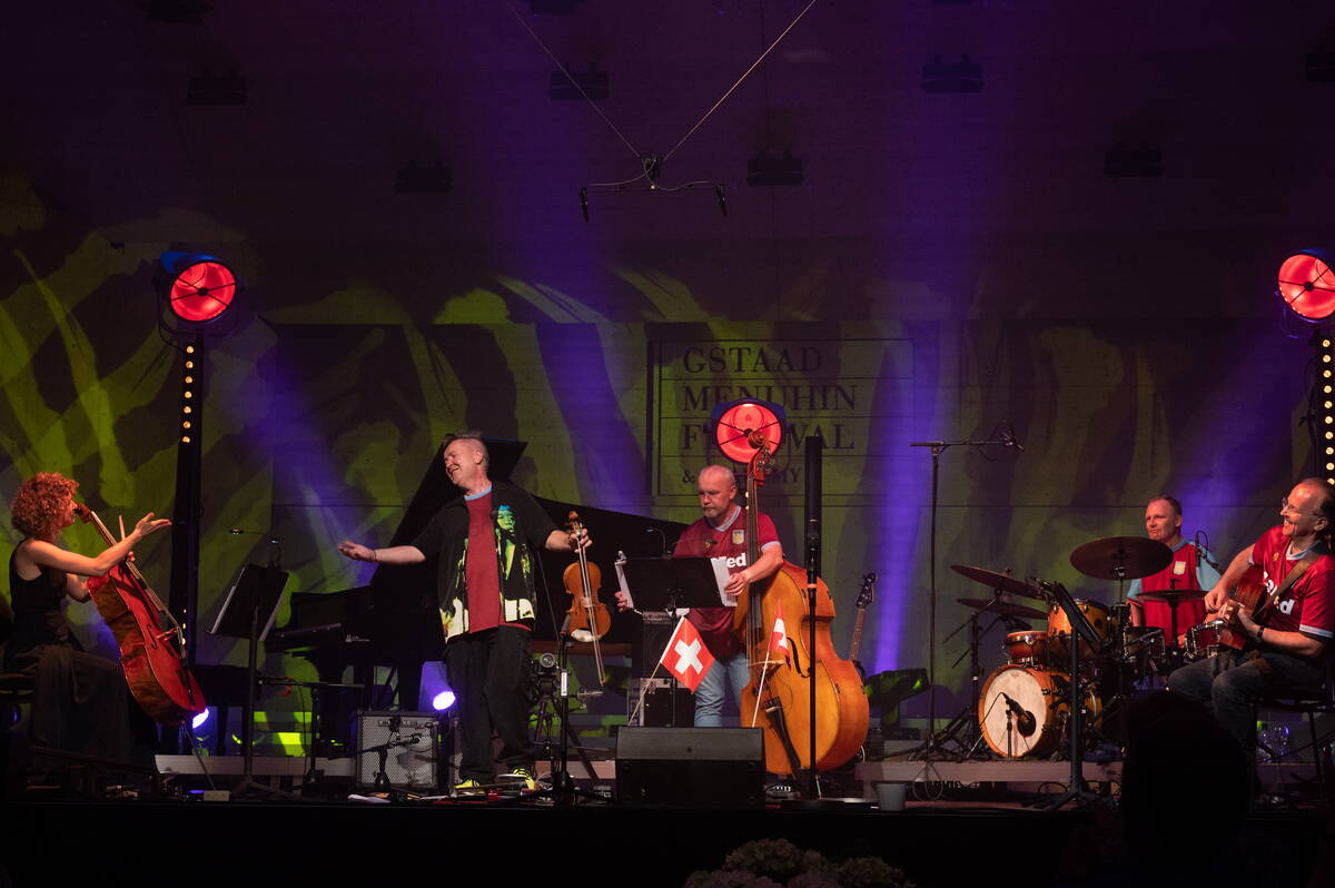 Nigel Kennedy & Band, Festival-Zelt Gstaad